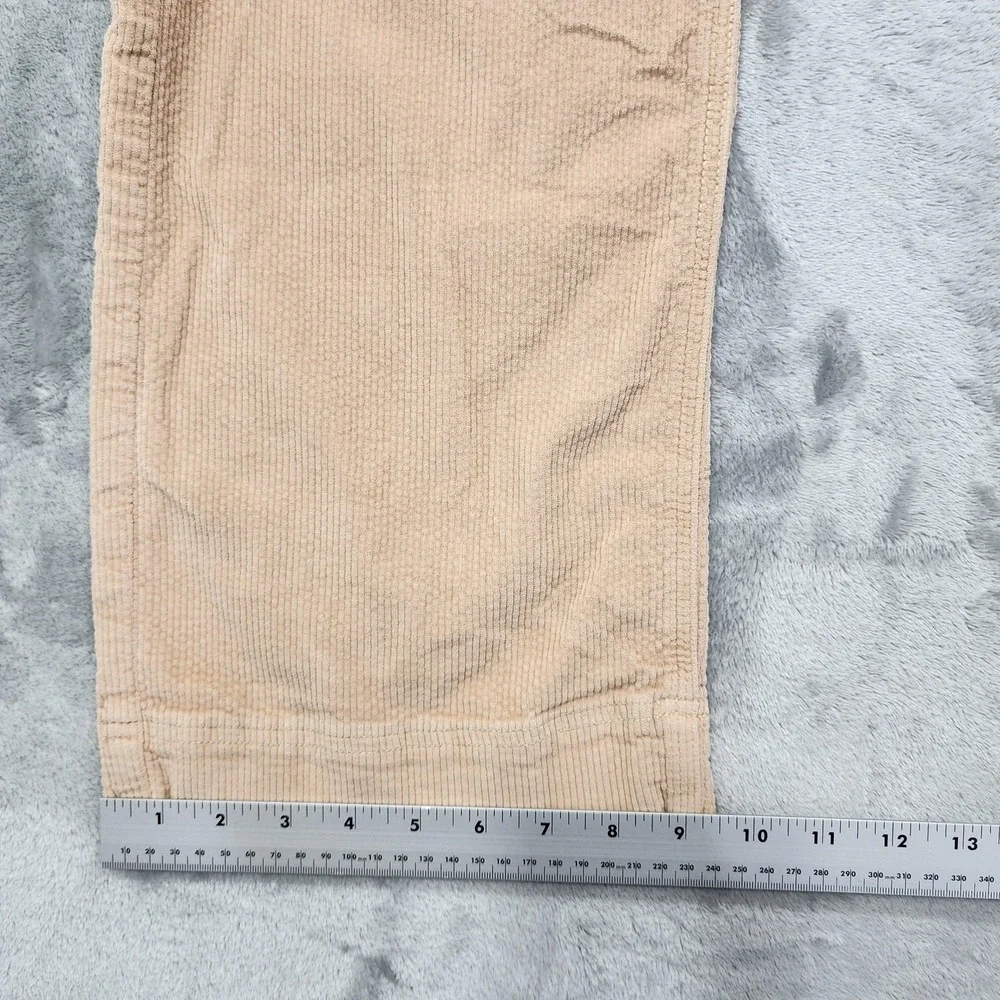 American Eagle Pants Womens 000 Beige Super High Rise Wide Leg‎ Baggy Corduroy